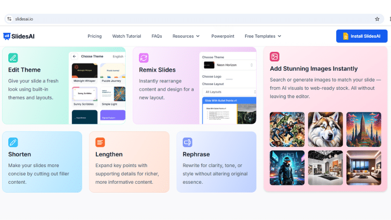 SlidesAI: A Top AI Presentation Maker