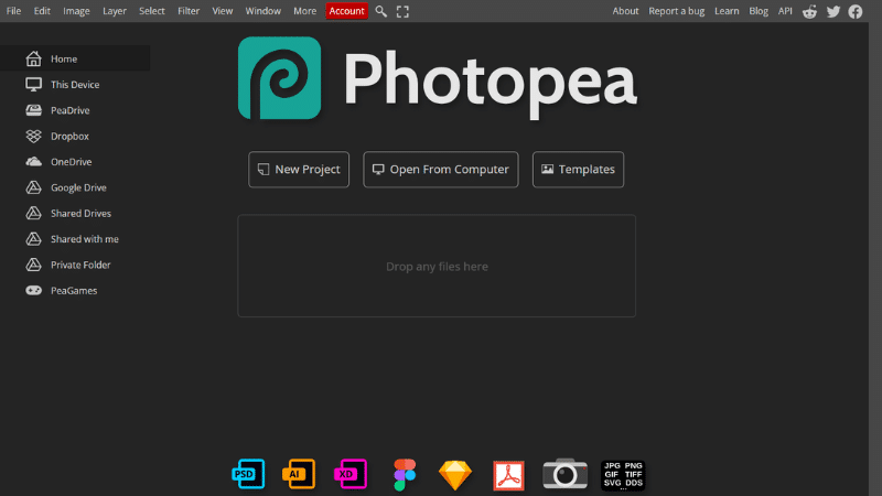 Photopea ai tool