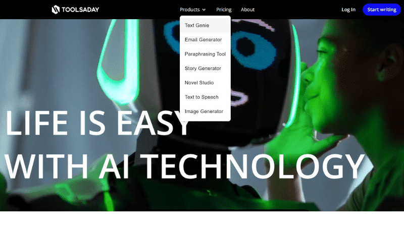 Toolsaday: A Top Free AI Writing Assistant